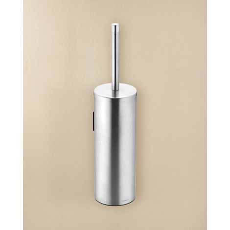 COSMIC Logic porte-balayette brosse wc porte balai acier inoxydable mat murale seulement vissé (1/4)