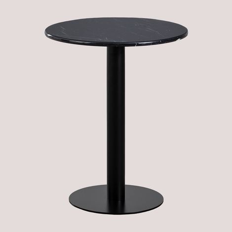 Mesa de Bar Redonda en Mármol (Ø60 cm) Rocher SKLUM (1/5)