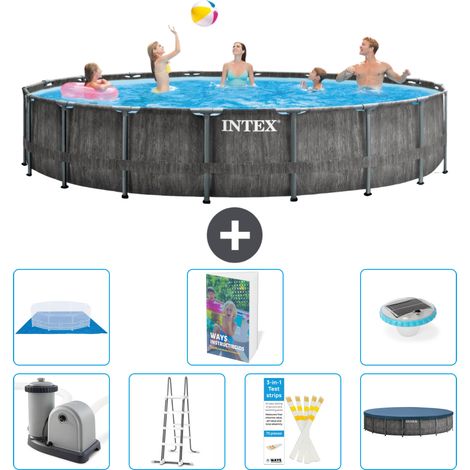 Intex Piscine Prism Frame Ronde - 549x122 cm - 8-pièces  S596