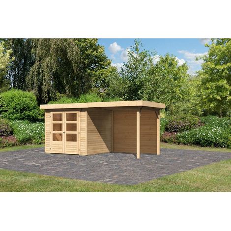 SH Askola 2 natur 213x217x211 mit AD 2,40m + Rückwand