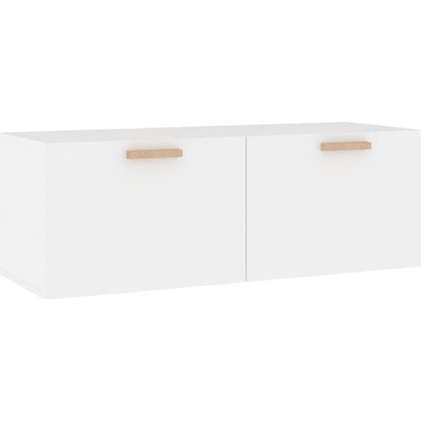 Maison Exclusive - Mobile Pensile Bianco 100x36,5x35 cm Legno Multistrato