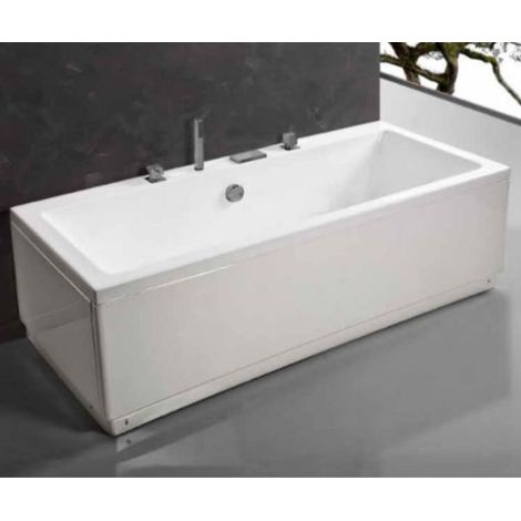 Vasca da bagno moderna squadrata di design Vasca senza rubinetteria (1/3)