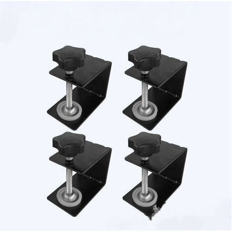 Laoa – 4-teiliges C-Klemmen-Set – Edelstahl 304 – 50 mm Öffnung – Für Holz- und Metallbearbeitung – Beschwertes Design für Stabilität (1/5)