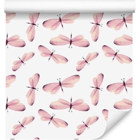 Papel pintado de mariposas naturales para salón y dormitorio, 50x1000 cm. (1/5)