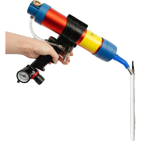Pistolet à colle pneumatique, liaison efficace, utilisation polyvalente, Pas de prise (1/5)