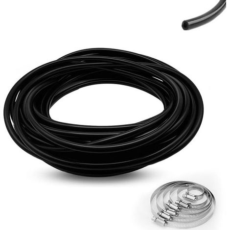Silikonschlauch, Innendurchmesser 5 mm, Außendurchmesser 10 mm, blauer Silikonschlauch, Turboschlauch (1/5)