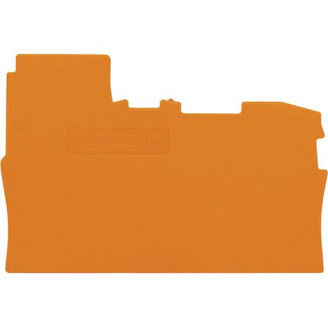 WAGO 2002-7192 Abschluss- und Trennplatte Orange 1 St.
