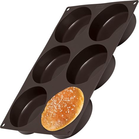 Molde cilíndrico de silicona para pasteles, gelatina/pudín, chocolate y jabón artesanal.