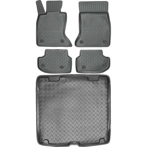 Juego de alfombrillas para coche y maletero para BMW Serie 5 F11 Estate (2013-2017).
