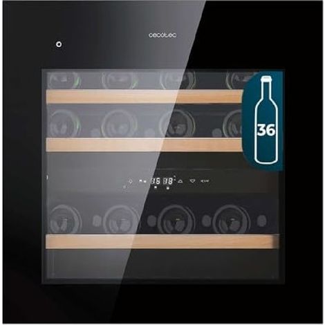 Cecotec Integrierter Weinkeller GrandSommelier Duo 36000 Touch Black Compressor (1/5)