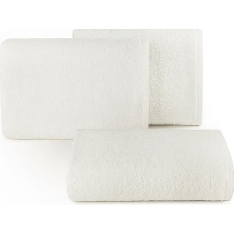 ASCIUGAMANO DA BAGNO EUROFIRANY CLASSICO IN COTONE SMOOTH1 50X100CM CREMA (1/5)