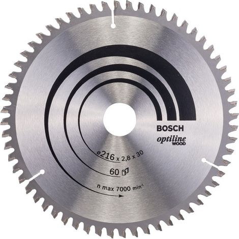 Bosch PRO Wood Circular Saw Blade 216 x 2.8 x 30 mm T60 2608640642