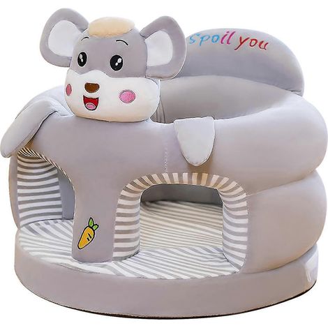 Siège d'apprentissage antichute pour bébé, jouet en peluche de dessin animé (garniture non comprise), liquidation