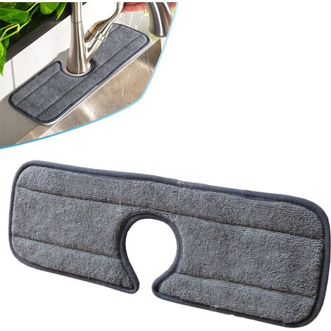 Tapis Egouttoir - En Silicone Antidérapant - Pour Evier Cuisine Plan De Travail - 45 x 30 cm - 1 Pièce (1/5)