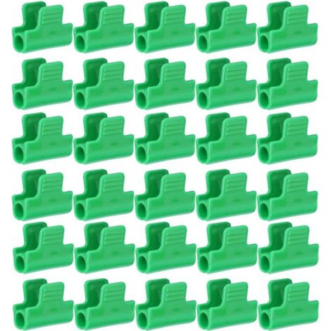 Pince Pour Film De Serre - Plastique - 3 9 X 3 1 Cm - Pour Tube 11 Mm - Lot De 30