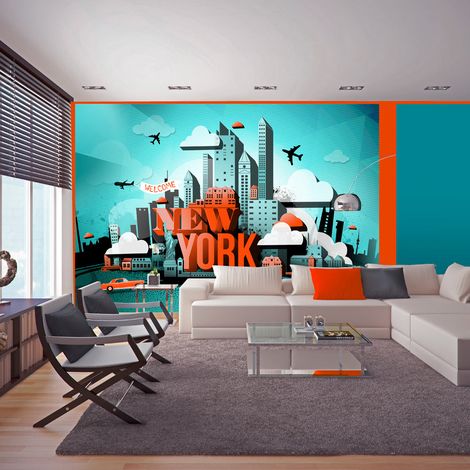 Fotomurale - Welcome New York - 200x140 (1/4)
