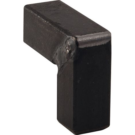 Knopf Aruba Breite 10 mm, Höhe 25 mm, Schwarzstahl schutzlackiert (1/3)