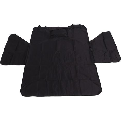 Autositzbezug für Haustiere, einlagig, wasserdicht, rundum, Hundesitzverlängerung für LKW und SUV, schwarz, 132 x 104 x 43 cm (1/5)
