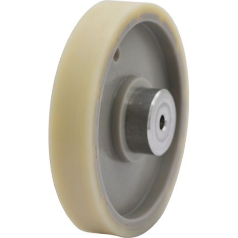 Roue compte-mètre 5 tours/mètre axe Ø4 mm - Synthétique lisse - largeur 12 mm (1/2)