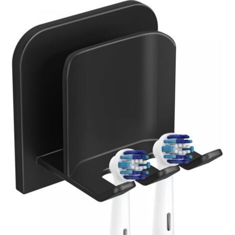Wall Mounted Stainless Steel Toothbrush Holder, Self Adhesive Electric Toothbrush Holder, Bathroom Toothbrush Holder (1/5)