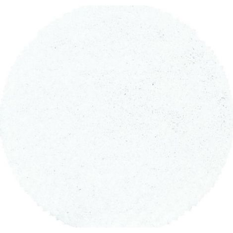 Carpetsale24 Uni Tapis de Salon Shaggy Uni Tapis Blanc 120 cm Rond Chambre Tapis Poil Long Moelleux et Doux (1/4)