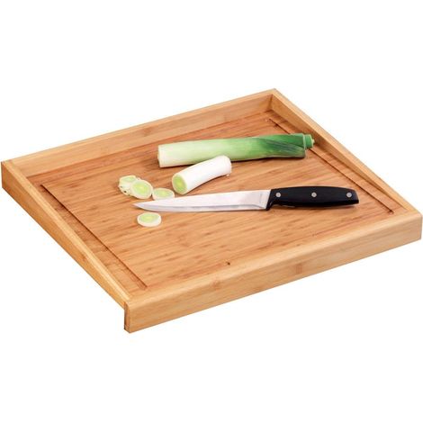 Zeller Tagliere 2 in 1 in bambù naturale 40x50 cm (1/4)
