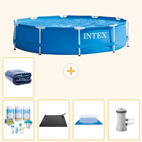 Intex Piscine Tubulaire Ronde - 366x76 cm - 6-pièces S20440 (1/4)