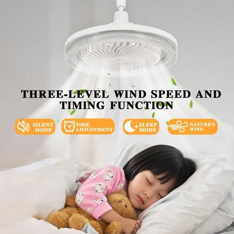 Deckenventilator mit Licht, leiser Deckenventilator mit Licht und Fernbedienung, Deckenventilator mit Licht (Aromatherapie)