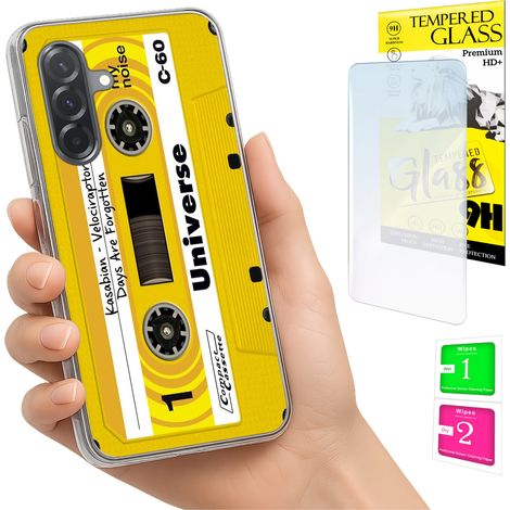 Funda para Samsung Galaxy A36 / A56 con cubierta para foto, tapa trasera y cristal 9H. (1/5)