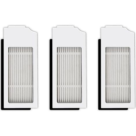 (3 Pieces) N20 Plus Replacement Hepa Filters for Ecovacs Deebot N20 Plus/ N20 Pro Plus/ X1 Omni/ T10/ T10 Plus/ T10 Turbo/ T10 Omni/ Yeedi C12 Plus/ C12 Pro Plus Robot Vacuum Cleaners (1/5)