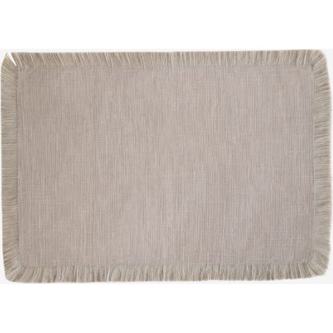 SKLUM Tischset aus Baumwolle Nedeliya Sandgrau                                  