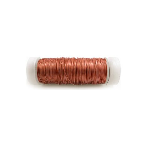 Alambre Cobre Nº 6 - 0,40mm x 50m con Bobina