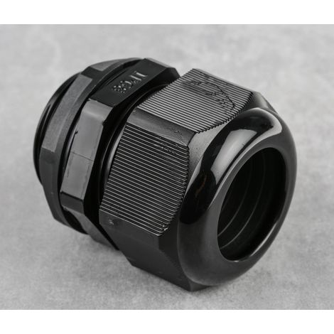 Presse-étoupe M40 en Nylon 66 pour câble de 22mm à 32mm, avec contre-écrous, IP68 ( Prix pour Sachet de 5 ) (1/3)