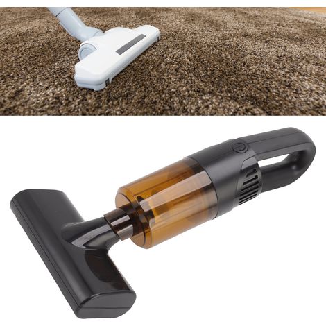 Kabelloser Milben-Staubsauger, Handstaubsauger, Mehrzweck-Staubsauger für Auto und Haushalt, USB-aufladbar, schwarz. (1/5)