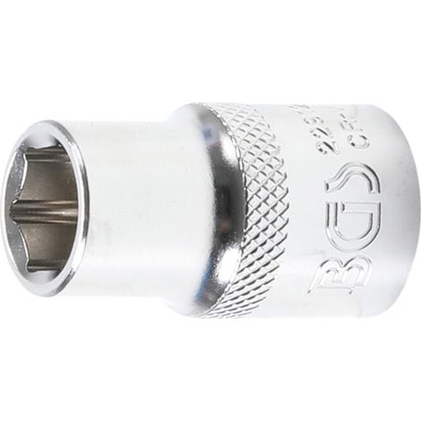 BGS Douille pour clé, six pans 12,5 mm (1/2") 12 mm