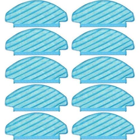 (10 Pièces) N10 Tampons de Vadrouille Lavables et réutilisables , XU,pour Aspirateur ECOVACS DEEBOT OZMO N10/ N10 Plus/ T8/ T8+/ T8 AIV - KZQ (1/4)