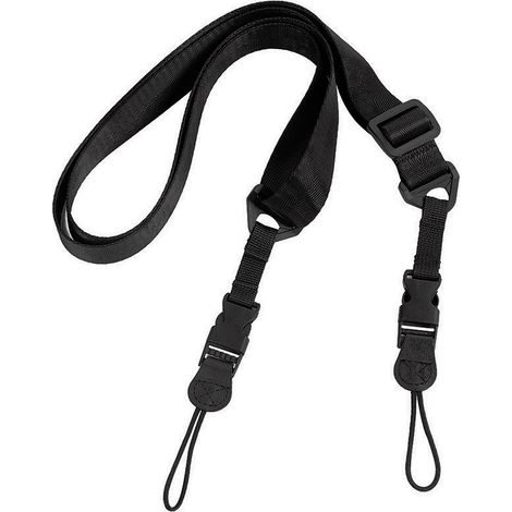 Sangle Réglable - Sangle Pour Appareil Photo - Sangle Pour Tablettes Et Ordinateurs Portables - Longueur Réglable 109 À 159 Cm - Noir (1/5)
