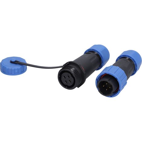 Connecteur aéronautique à 4 broches avec conception étanche IP68, mâle et femelle, pour une utilisation dans l'industrie électrique automobile. (1/5)