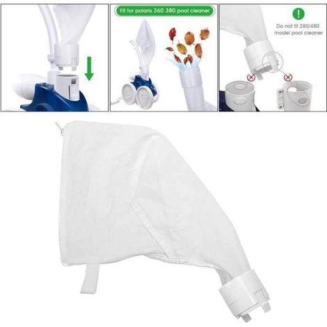 Sac De Nettoyage Piscine - Polyester - Compatible Polaris 360 Et 380 - Filtre À Sable Et Limon - 1 Pièce (1/4)