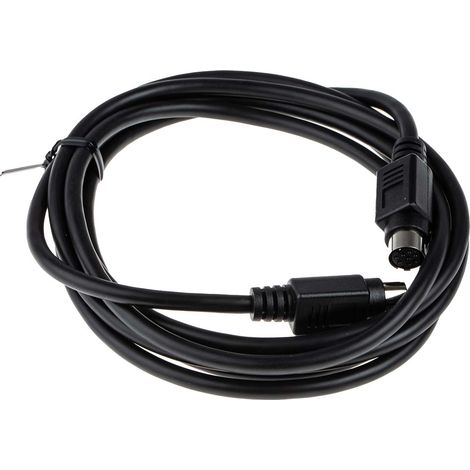Cordons DIN Noir Fiche mâle 8 contacts, fiche mâle 8 contacts Fiche mâle femelle 8 contacts, fiche mâle femelle 8 ( Prix pour 1 )