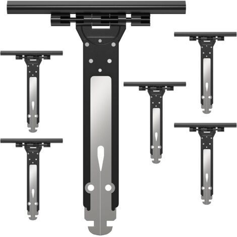Paquete de 6 sujetadores flexibles para persianas enrollables ipow en acero y nailon, resorte de suspensión universal de 155 mm para asegurar lamas de persianas enrollables eléctricas/manuales/solares (1/5)