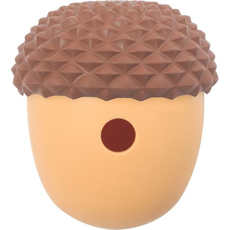 Distributeur de friandises pour chien, jouet en Silicone souple et Durable, Puzzle multifonction, jouets à alimentation lente pour chiens et chats, marron et jaune (1/5)