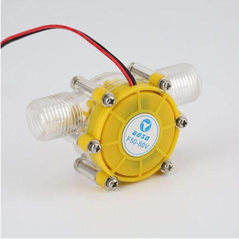 Générateur Hydroélectrique Micro F50 DC 12V - Turbine à Eau pour Recharge et Pompage, Idéal pour Flux d'Eau (1/5)