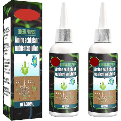 Solution nutritive pour plantes à base d'acides aminés (2x), engrais liquide universel pour culture hydroponique, amendement concentré pour gazon. (1/4)