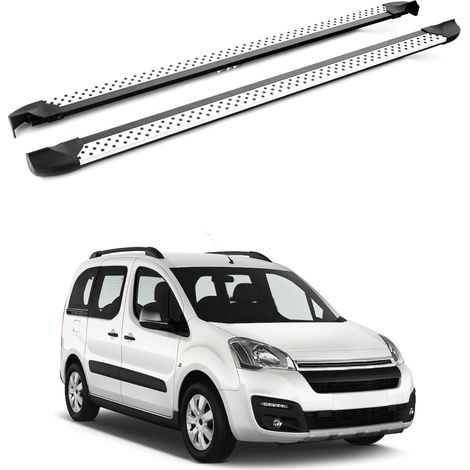 TURTLE kompatibel mit Citroen Berlingo 2008-2018 Trittbrett Era V2 Grau (1/4)