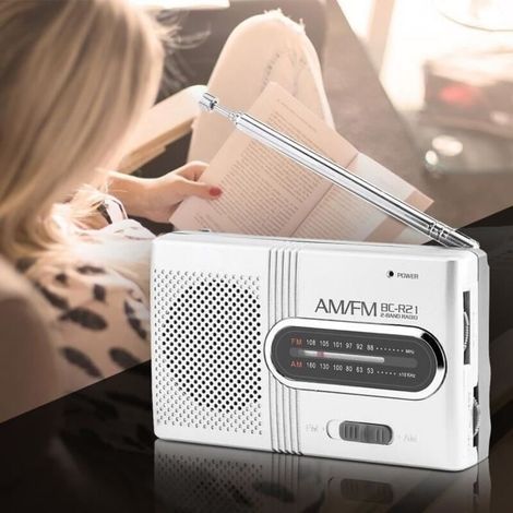 Tragbarer AM/FM-Kurzwellen-Transistorradio-Stereoempfänger HB017 (1/4)