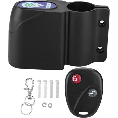 Verrouillage de vélo Verrou de sécurité pour vélo Sécurité antivol Alarme de vélo sans Fil avec télécommande (1/5)