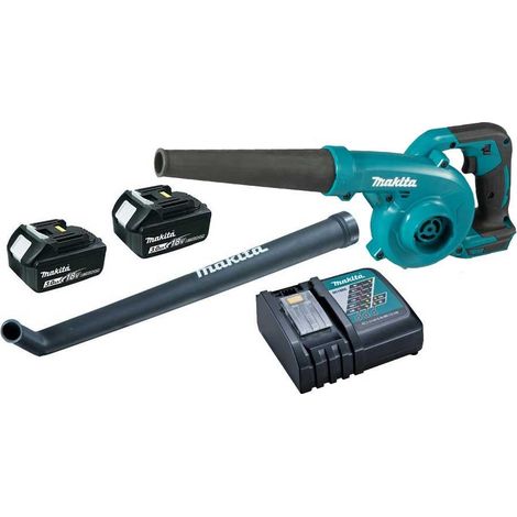 Makita 18v DUB185Z Cordless Garden Leaf Blower Lithium Ion + 2 Battery + Charger (1/4)