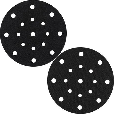 Support de protection Ø 150mm 17 trous, 2 pièces, pour protéger les plateaux de ponçage auto-agrippants (1/5)