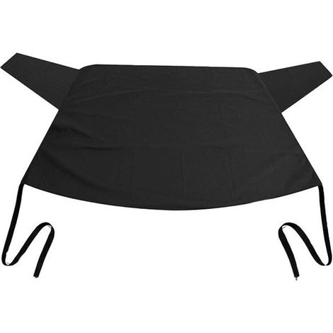 Protector contra la nieve, Súper impermeable, Oxford 600D, Parasol, sedanes, SUV y furgonetas, 165 x 109 cm, Negro (1/5)